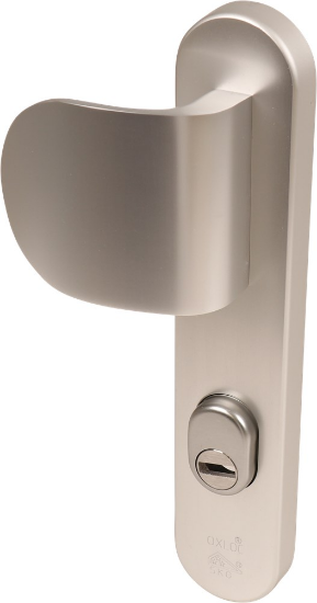 Afbeeldingen van OXLOC Veiligheidslangschild KTB deurduwer + krukgat ovaal L PC72 55MM