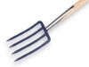 Afbeeldingen van ATLAS Spitvork 4-tands blauw met T-steel 85CM