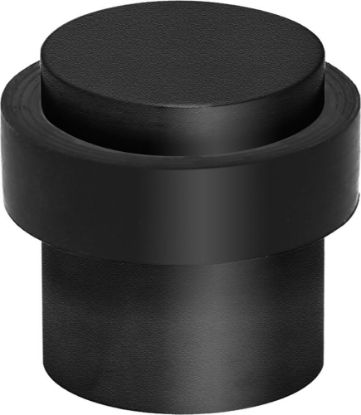 Afbeeldingen van OXLOC Deurbuffer RVS zwart vloer 40X30MM