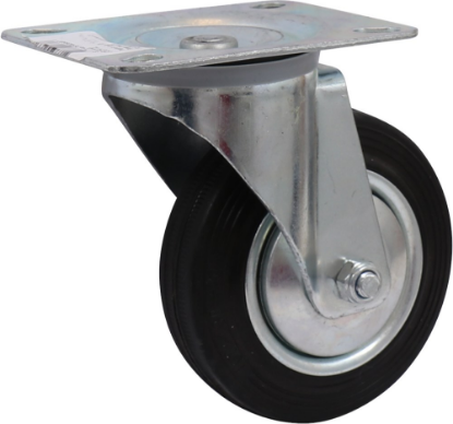 Afbeeldingen van KELFORT Zwenkwiel EV rubber velg 100MM