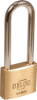 Afbeeldingen van OXLOC Cilinderhangslot EV messing hoog 40X63MM