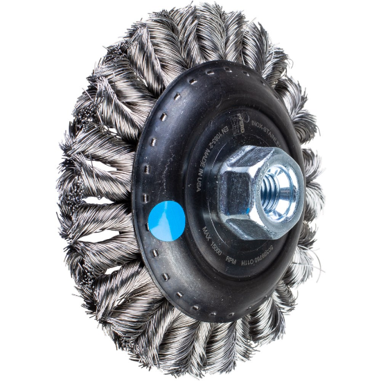 Afbeeldingen van Schijfborstel RVS KBG 12515 M14 125MM