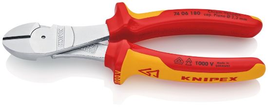 Afbeeldingen van KNIPEX Kracht zijsnijtang 7406180 DIN5749 DIN60900