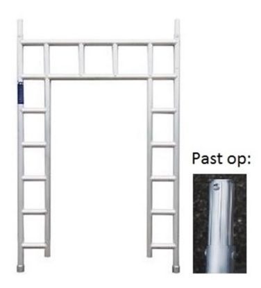 Afbeeldingen van ASC Doorloopframe 135CM midden