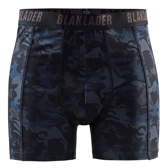 Afbeeldingen van BLÅKLÄDER Boxershort 1886 zwart/donkergrijs S 2x