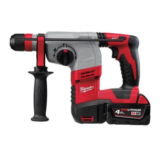 Afbeeldingen van MILWAUKEE Accu combihamer HD18HX-402C heavy duty SDS-Plus 3-standen met FIXTEC