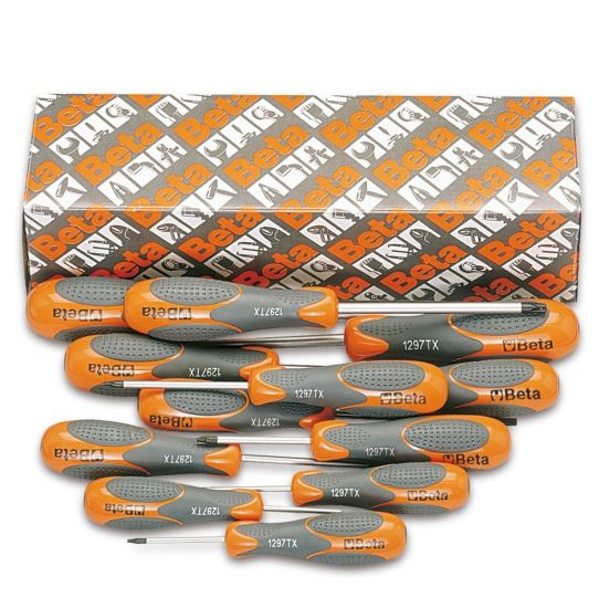 Afbeeldingen van BETA Schroevendraaierset TORX 12x 1297TX/S12