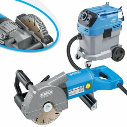 Afbeeldingen van Baier Sleuvenzaag BDN466/6 + stofzuiger BSS606L