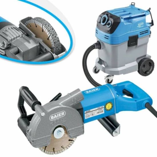 Afbeeldingen van Baier Sleuvenzaag BDN466/6 + stofzuiger BSS606L