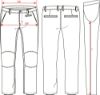 Afbeeldingen van TRICORP Chino Premium 504003 legerprint M