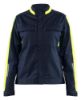 Afbeeldingen van BLÅKLÄDER Jack industrie dames met stretch 4443 donker marineblauw/High Vis geel M