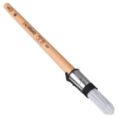 Afbeeldingen van COPENHAGEN PRO Patentpuntkwast 5* synthetisch haar met FSC houten steel 8