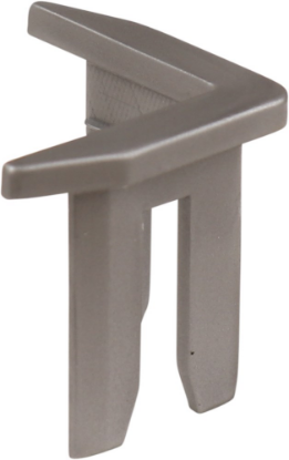 Afbeeldingen van OXLOC Eindstuk zelfklevend PE grijs 25X25X1MM