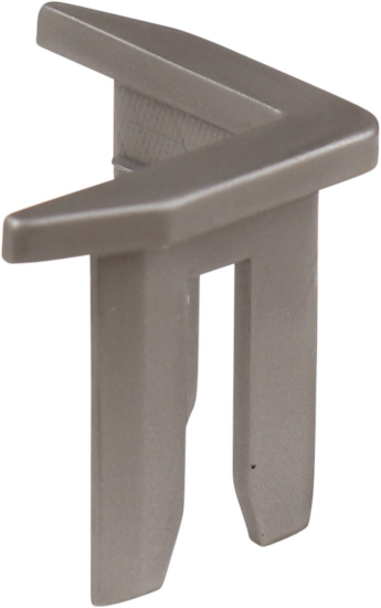 Afbeeldingen van OXLOC Eindstuk zelfklevend PE grijs 25X25X1MM