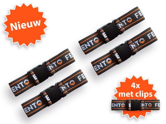 Afbeeldingen van FENTO Elastieken set met CLIP 4x t.b.v. 400 en 400 PRO / MAX