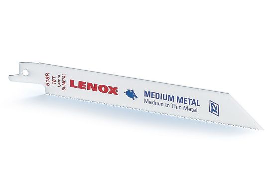 Afbeeldingen van LENOX Reciprozaagblad hout PB 606R 152X19X0,9MM 6 TPI 5x