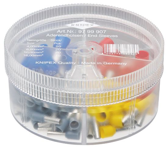Afbeeldingen van KNIPEX Assortimentenbox adereindhuls 9799907 90MM