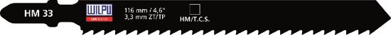 Afbeeldingen van WILPU Decoupeerzaagblad WILPU HM 33 / T301CHM 2x