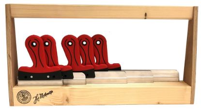 Afbeeldingen van MELKMEISJE Spackmes verzamelbak + 5 spackmessen