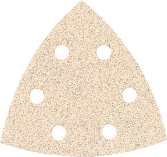 Afbeeldingen van KELFORT Klitschuurschijf DELTA wit 6-gat K60 10x