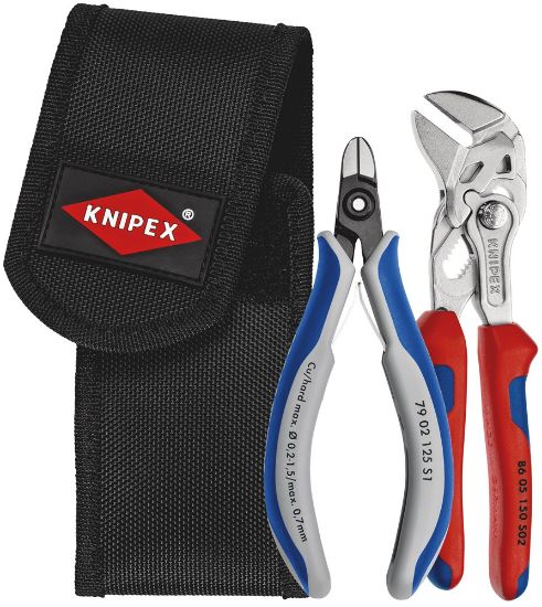Afbeeldingen van KNIPEX Kabelverbinder doorknip-set riemtas 001972V01