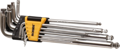 Afbeeldingen van IRONSIDE Inbussleutelset RESCUE 1,5-10MM met vouwhouder 9x