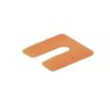Afbeeldingen van GEBR. BODEGRAVEN Uitvulplaatje KS oranje doos 2MM 50X50MM