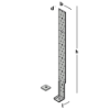 Afbeeldingen van GEBR. BODEGRAVEN Trekanker HSB SV 790X60MM 72X4MM