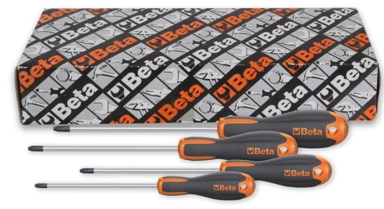 Afbeeldingen van BETA Schroevendraaierset PZ0-PZ3 4x 1209E/PZ-S4