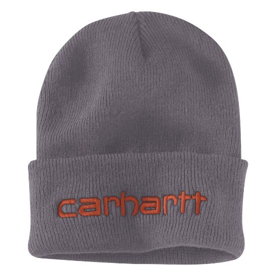 Afbeeldingen van CARHARTT Muts ribgebreid 104068 folkstone gray onesize