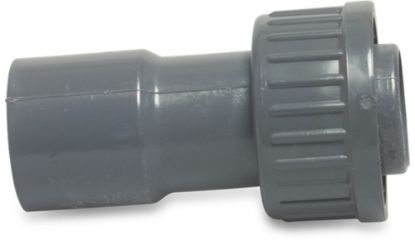 Afbeeldingen van VDL 2/3-koppeling PVC-U grijs 32MMX1.¼" lijmmof/wartel binnendraad 7,5bar