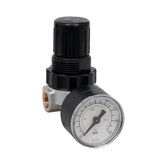 Afbeeldingen van Drukregelaar G¼" 10bar met manometer 40MM