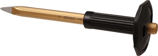 Afbeeldingen van IRONSIDE Betonpuntbeitel met handbeschermer 300MM schacht 18MM