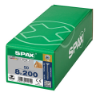 Afbeeldingen van SPAX Spaanplaatschroef verzonkenkop WIROX deeldraad T40 8X200MM