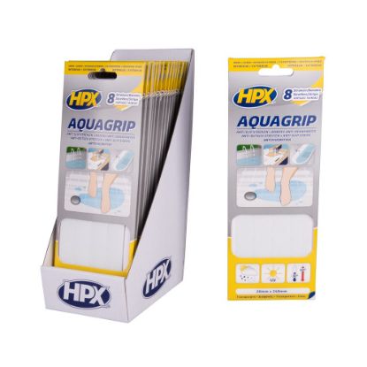 Afbeeldingen van Anti-slip tape Aqua Grip trans. 20X240MM 8x