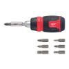 Afbeeldingen van MILWAUKEE Schroevendraaier multi-Bit 8-in-1 ratelend compact