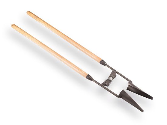 Afbeeldingen van DE WIT Bollenpoter met 2 lange essen stelen 