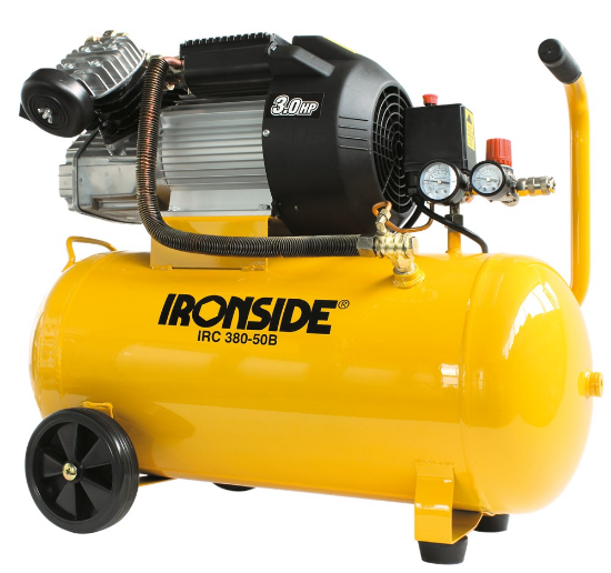 Afbeeldingen van IRONSIDE Compressor directe aandrijving IRC 380-50B 0-10bar 50L 2250W