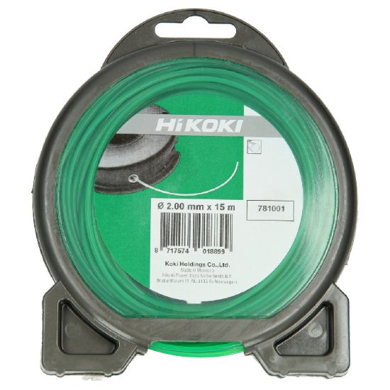 Afbeeldingen van HIKOKI Maaidraad rond 2,0MM groen 15M 781001