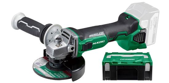 Afbeeldingen van HIKOKI Accu haakse slijper G18DBBLW2Z 18V BL 125MM rem MV EXCLUSIVE in HSC II