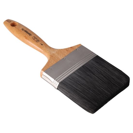 Afbeeldingen van COPENHAGEN PRO Platte kwast 4* KREX synthetisch haar met FSC houten steel 4