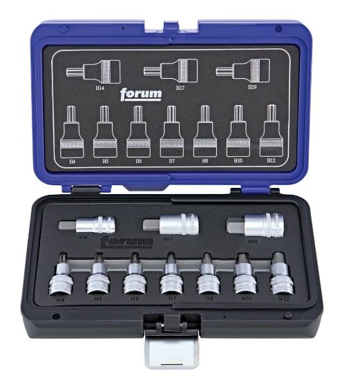 Afbeeldingen van FORUM Inzetstukkenset ½" 10x