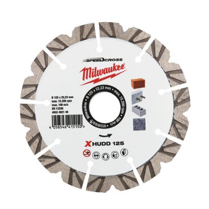 Afbeeldingen van MILWAUKEE Diamantzaagblad SpeedCross Extreme HUDD 125X22,23MM