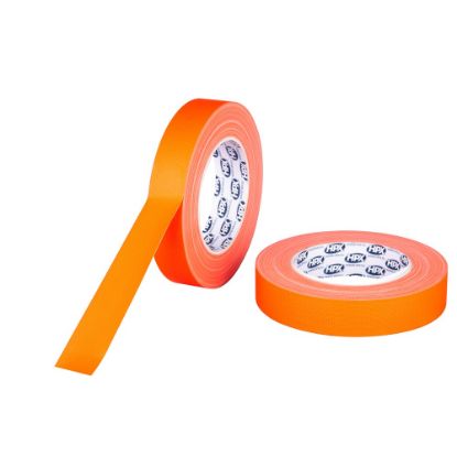 Afbeeldingen van Gaffer tape fluor oranje 25MM 25M