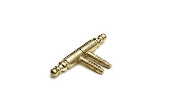 Afbeeldingen van Meubel Inboorpaumelle vaaskop messing 9X65MM