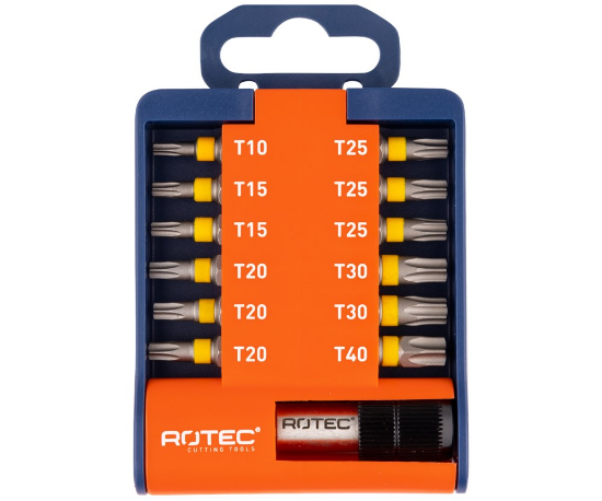 Afbeeldingen van ROTEC Bitset OPTI bithouder T10 T15 T20 T25 T30 T40