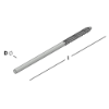 Afbeeldingen van GEBR. BODEGRAVEN UNI-flex fixeerpen RVS316 100MM Ø4MM SL4,6X35MM