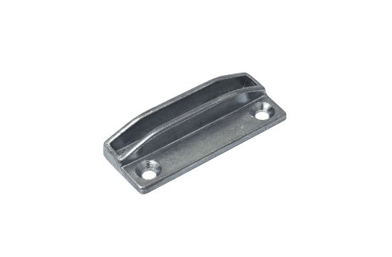 Afbeeldingen van Raamboomplaatje zamac VZ UNI 65X25MM