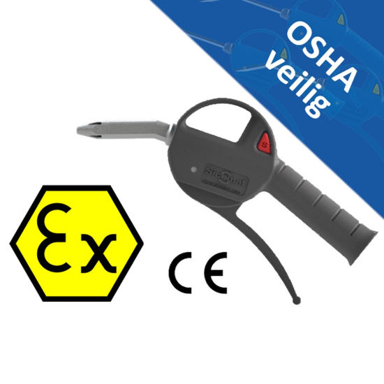 Afbeeldingen van ATEX blaaspistool SIL + SAF plastic