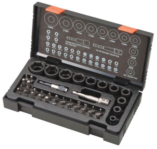 Afbeeldingen van Bit/doppenset 45x